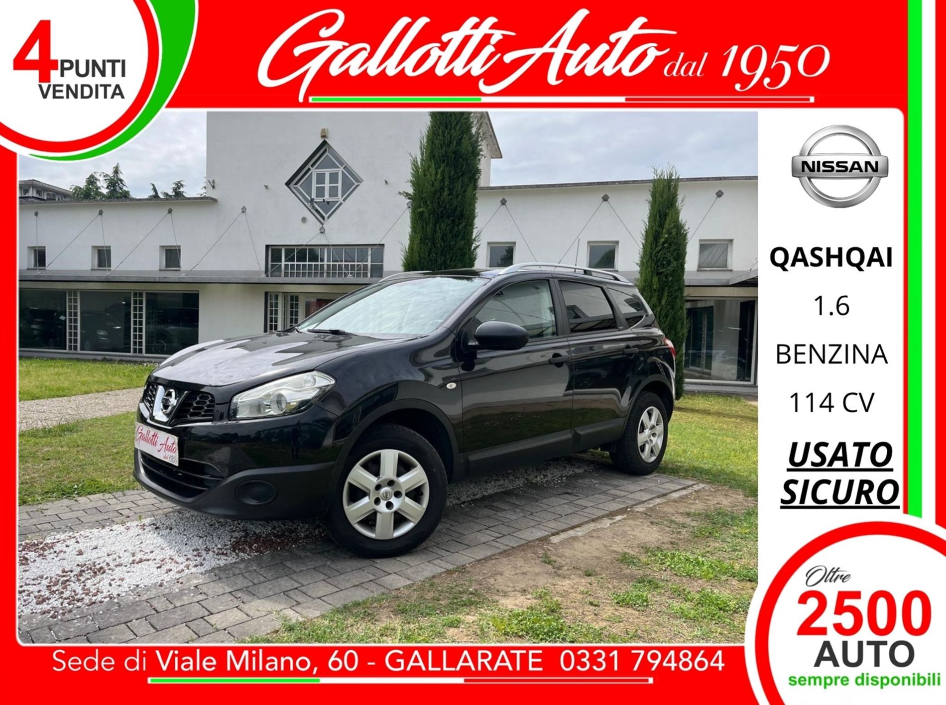 Nissan Qashqai+2 1.6 114cv - Gallotti Auto