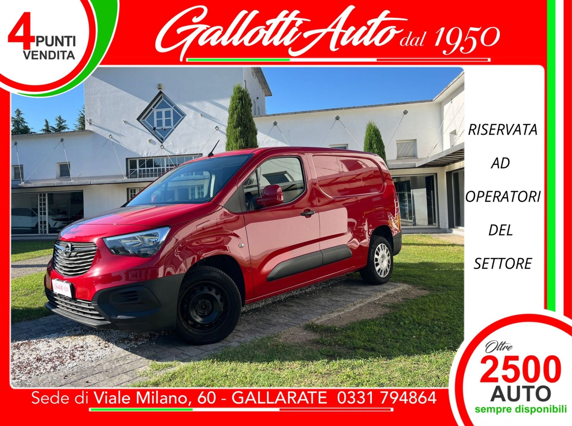 1.6d 100cv XL Edition S&S L2H1 mt5 +IVA- RISERVATA A COMMERCIANTI D’AUTO - Gallotti Auto