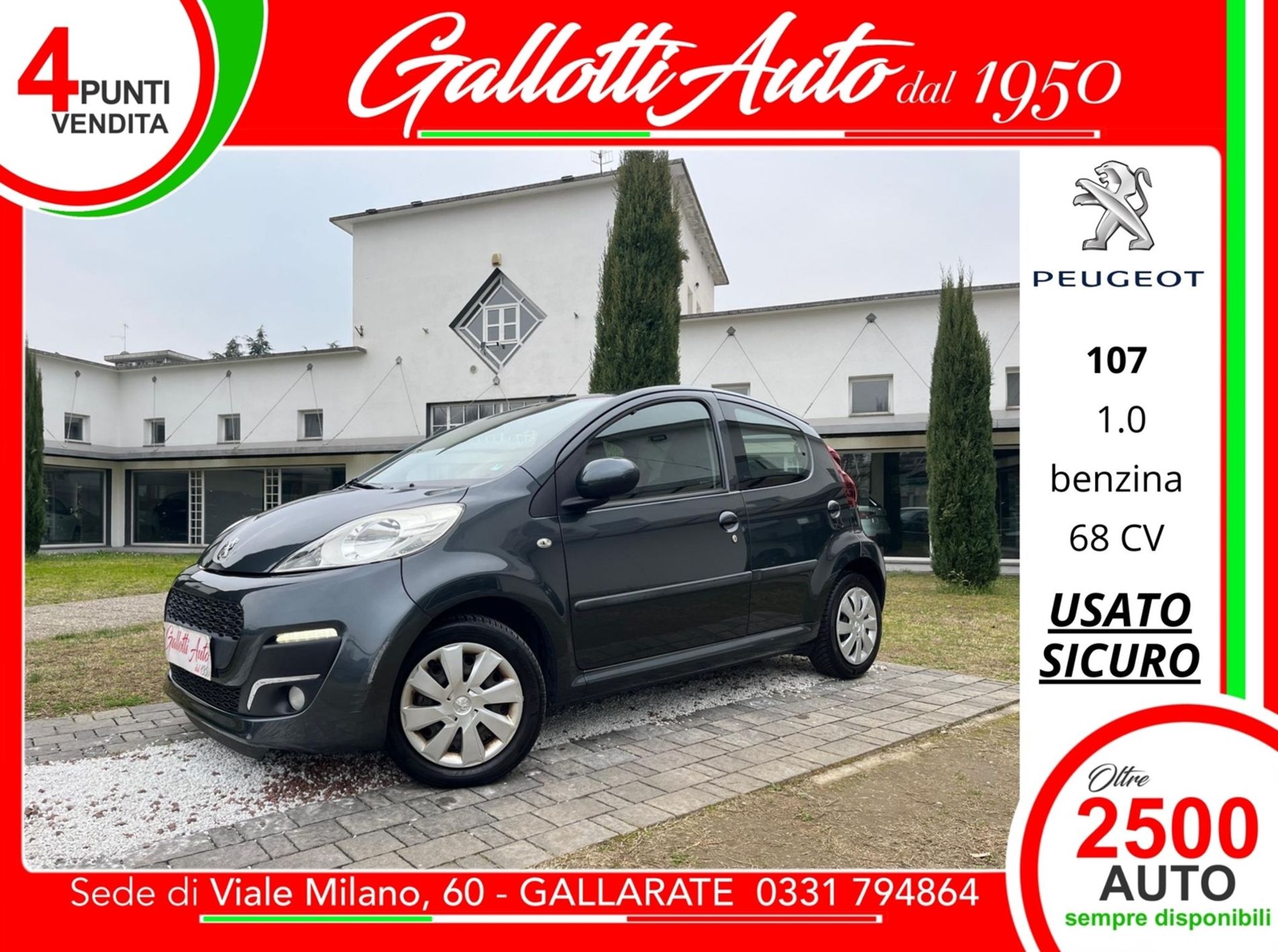  1.0 benzina 68cv - NEOPATENTATI - Gallotti Auto