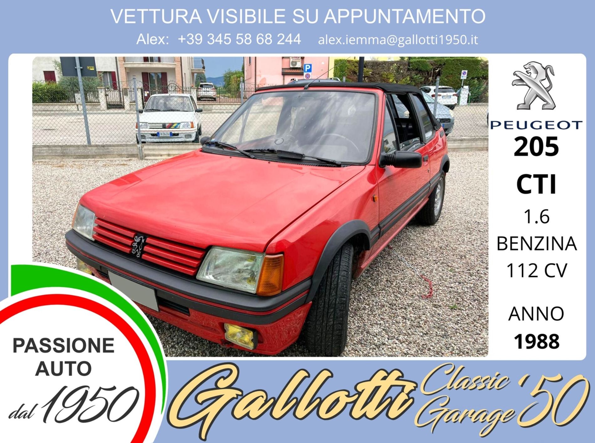 CTI 1.6 benzina 116cv cabrio - Gallotti Auto