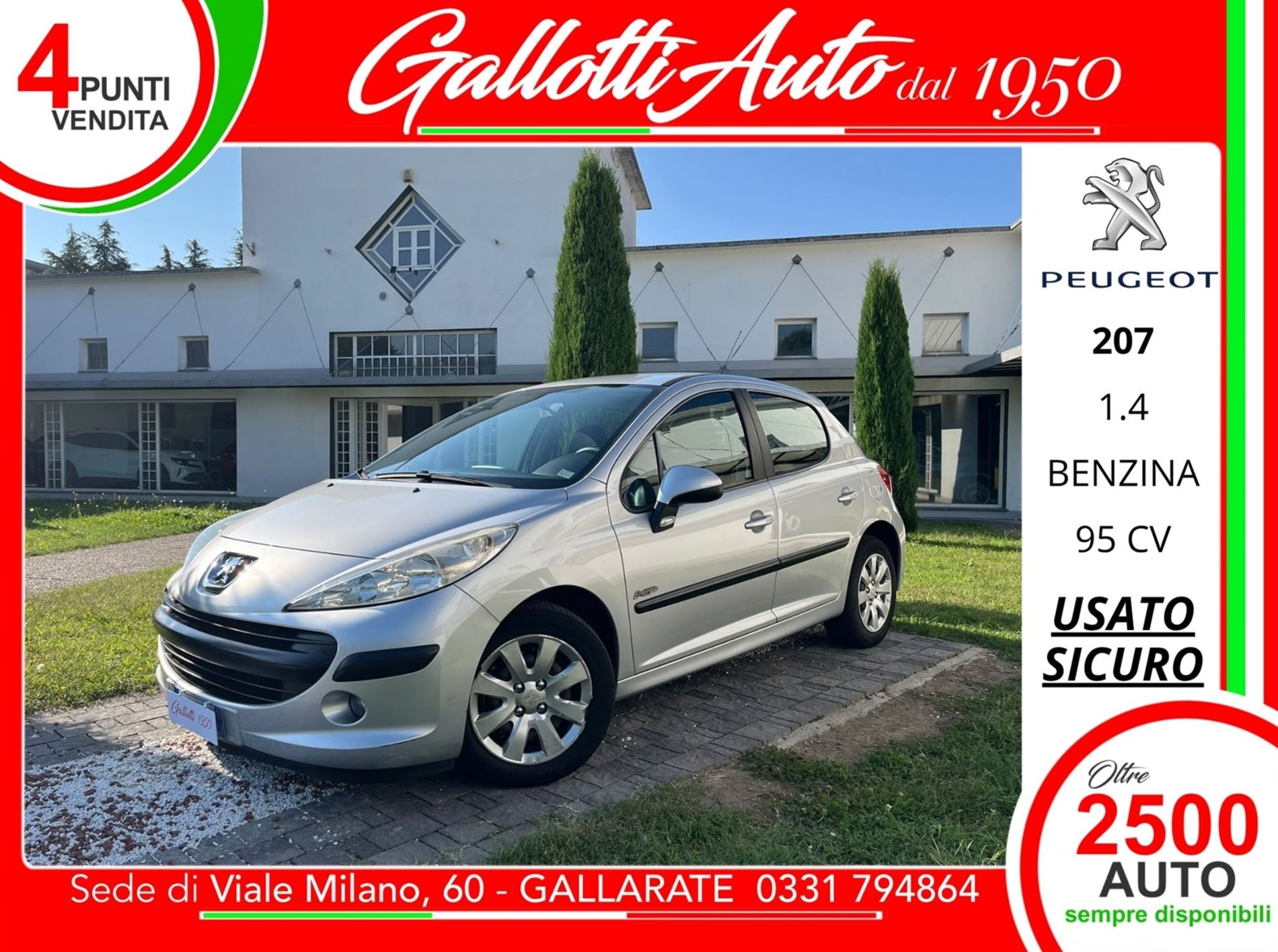  5p 1.4 vti 16v XS Easy - SENZA VINCOLI DI FINANZIAMENTO - Gallotti Auto