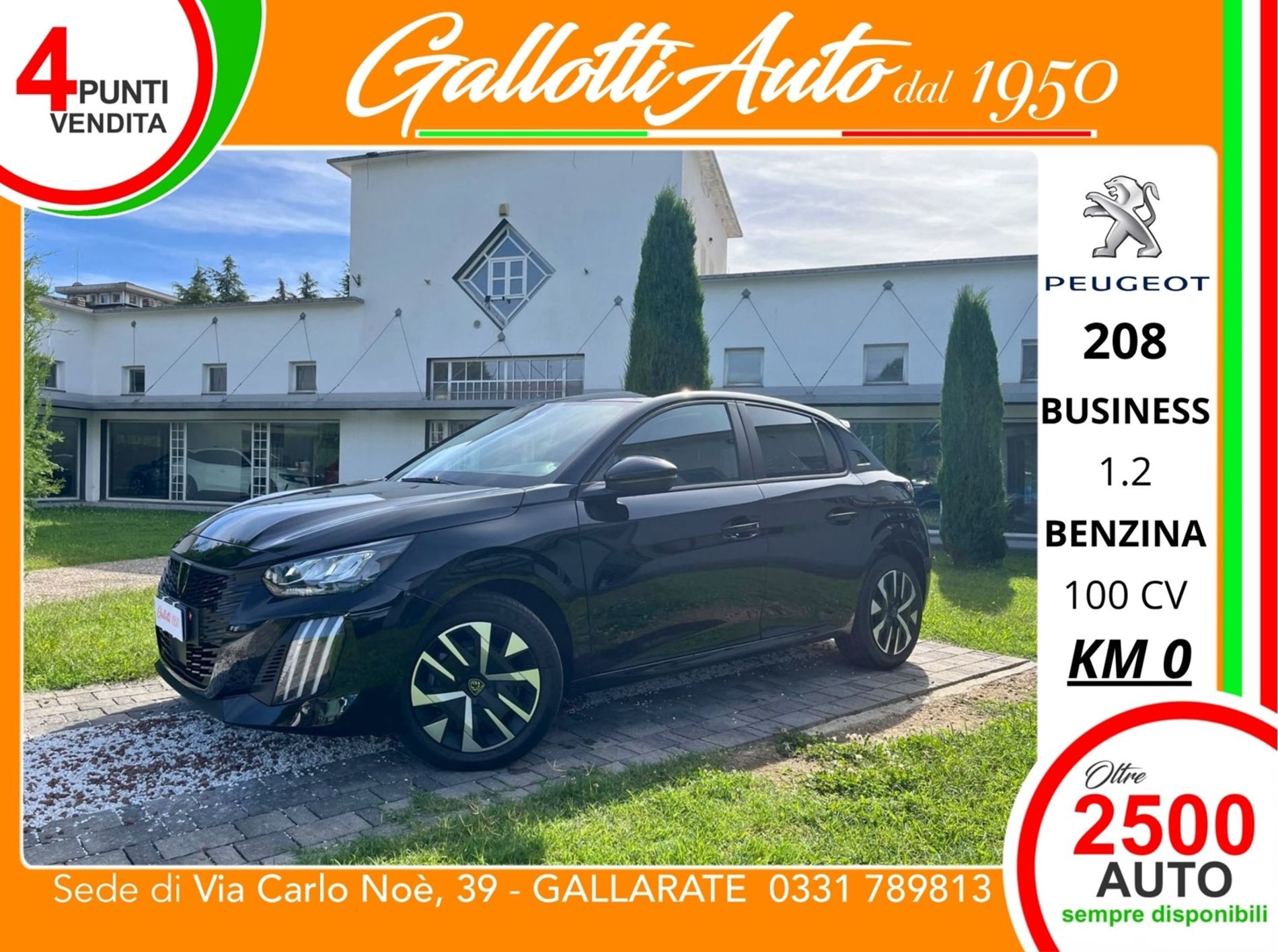 1.2 puretech Business s&s 100cv - SENZA VINCOLI DI FINANZIAMENTO - Gallotti Auto