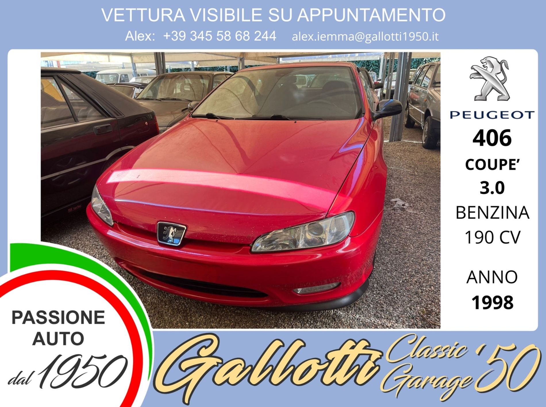 PEUGEOT 406 COUPE' - Gallotti Auto