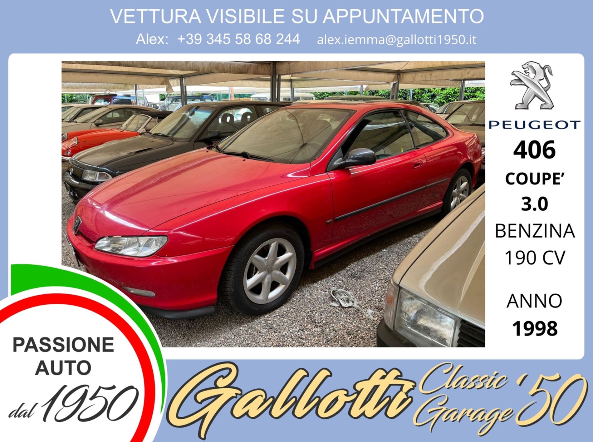 PEUGEOT 406 COUPE' - Gallotti Auto