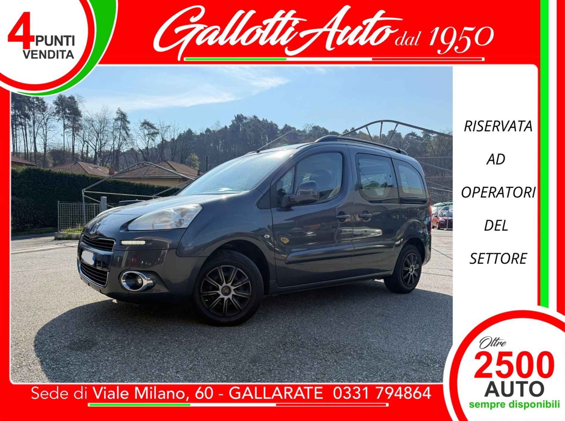 Tepee 1.6 hdi Active (premium) 92cv E5 - RISERVATA A COMMERCIANTI D’AUTO - Gallotti Auto