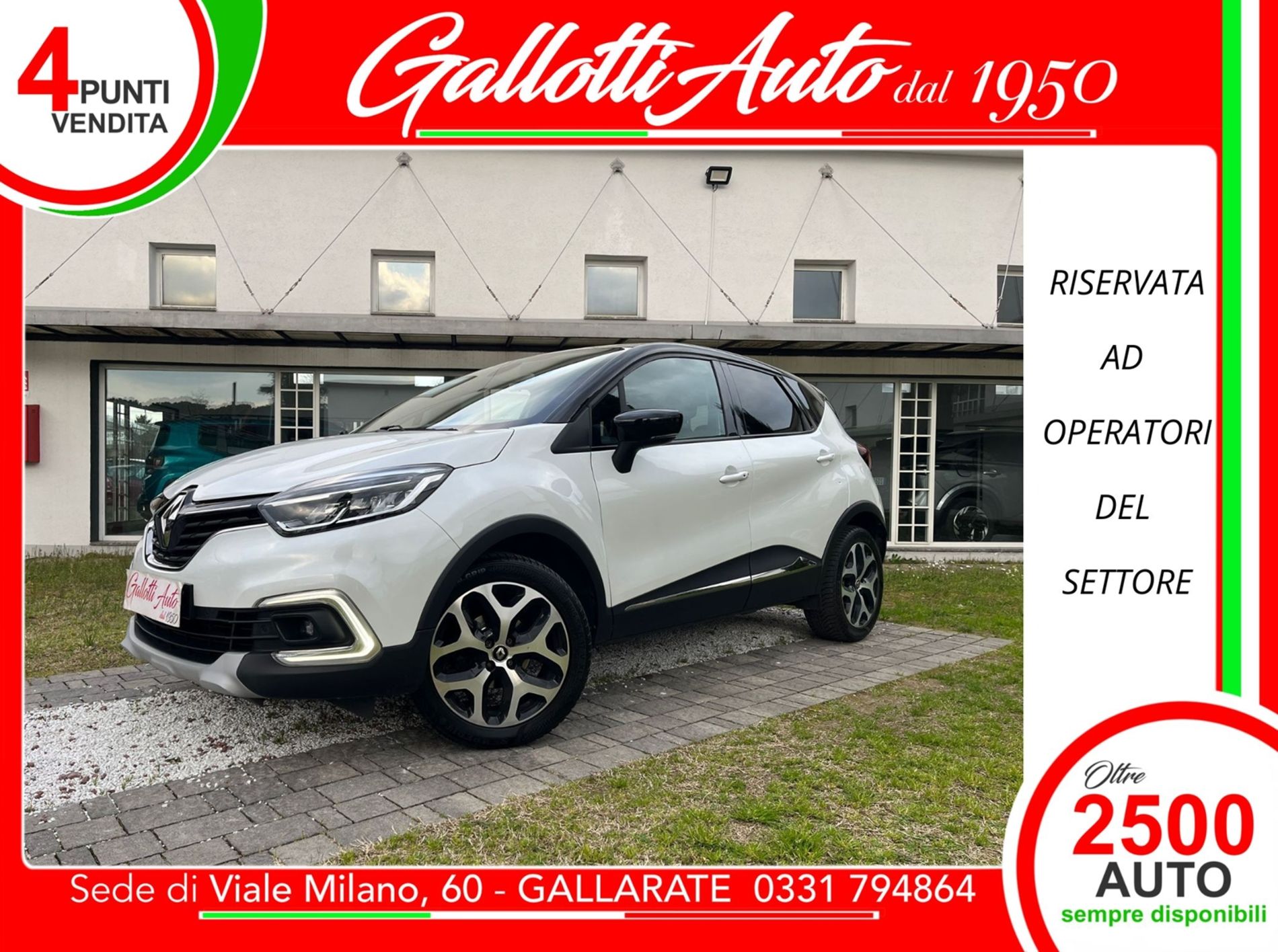 RENAULT Captur 0.9 tce Sport Edition2 90cv - RISERVATA A COMMERCIANTI D’AUTO - Gallotti Auto