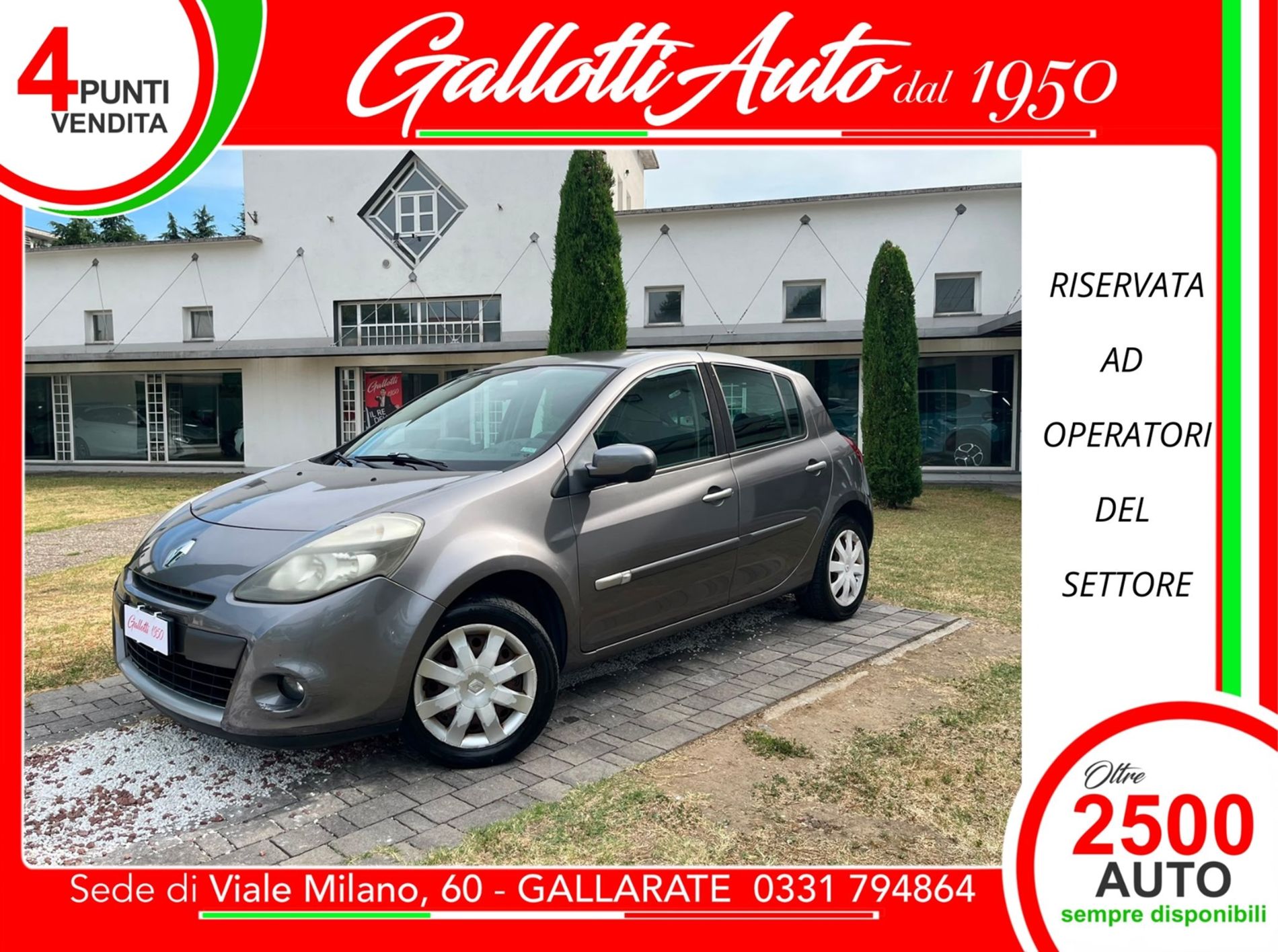 Renault Clio 5p 1.2 16v Live!  - RISERVATA A COMMERCIANTI D’AUTO - Gallotti Auto