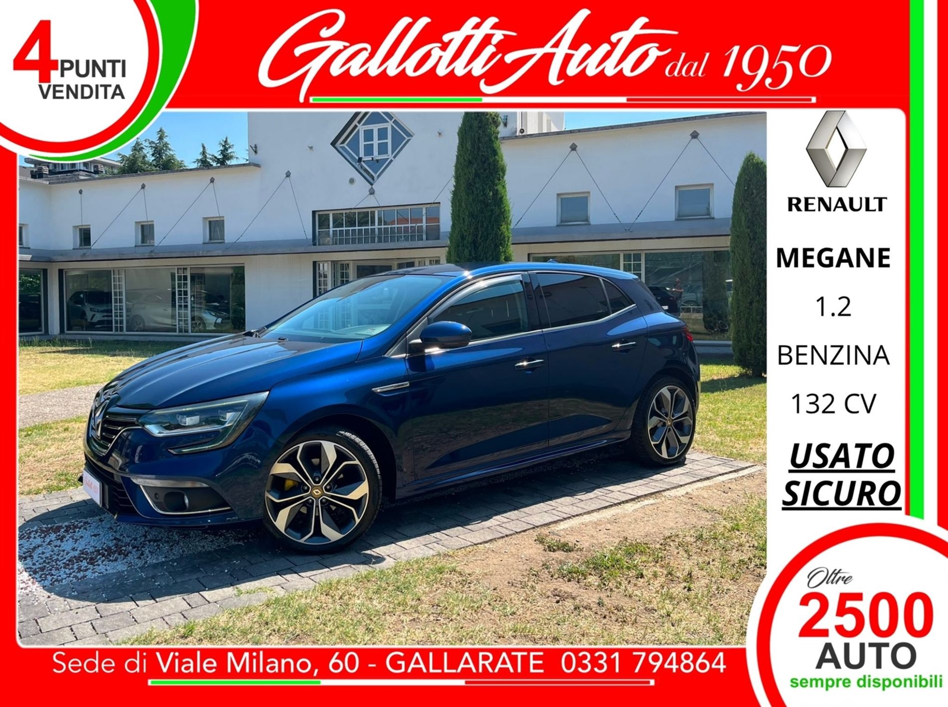 1.2 tce energy Gt Line 130cv - SENZA VINCOLI DI FINANZIAMENTO - Gallotti Auto