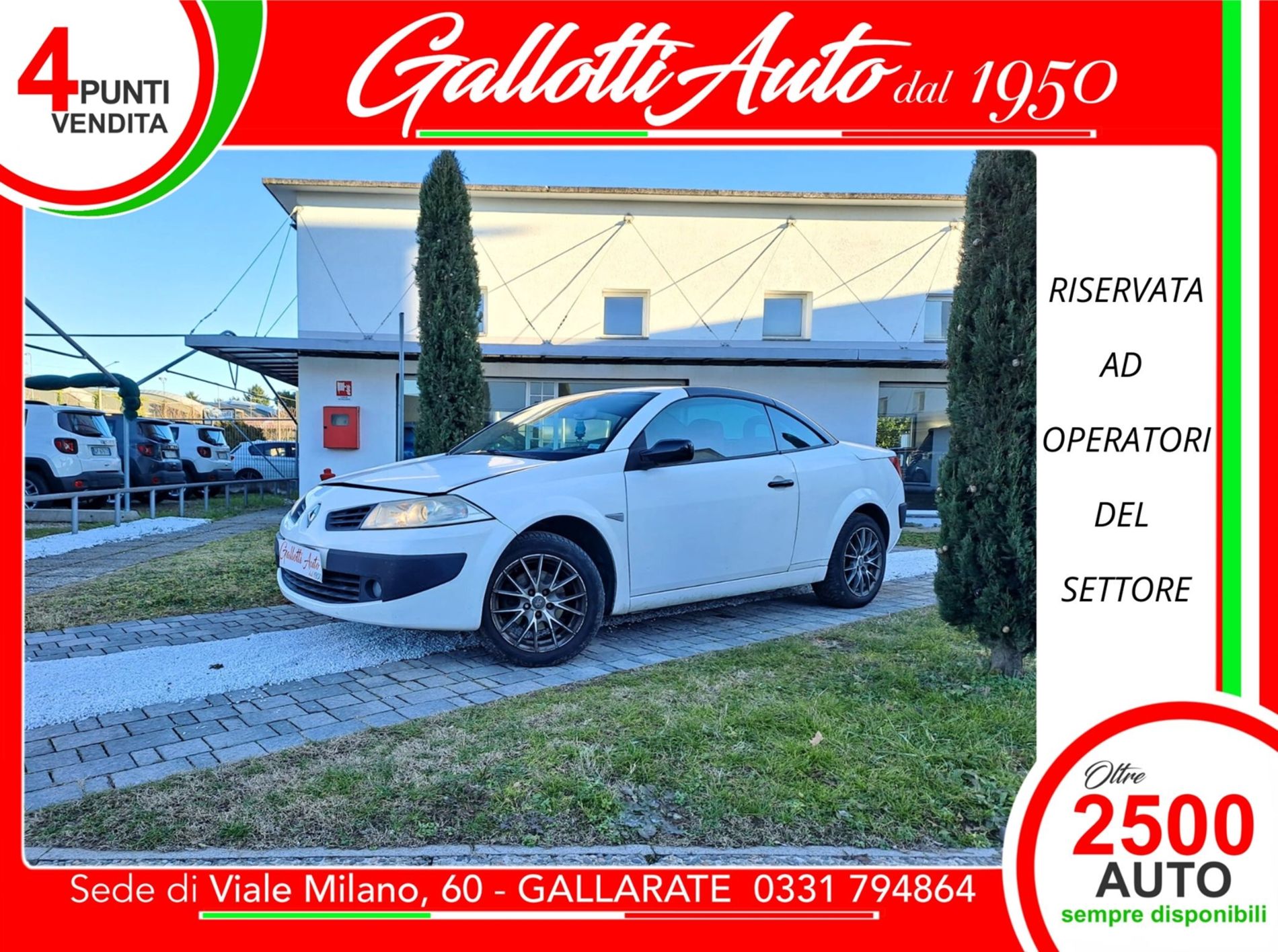 RISERVATA A COMMERCIANTI D’AUTO - Gallotti Auto