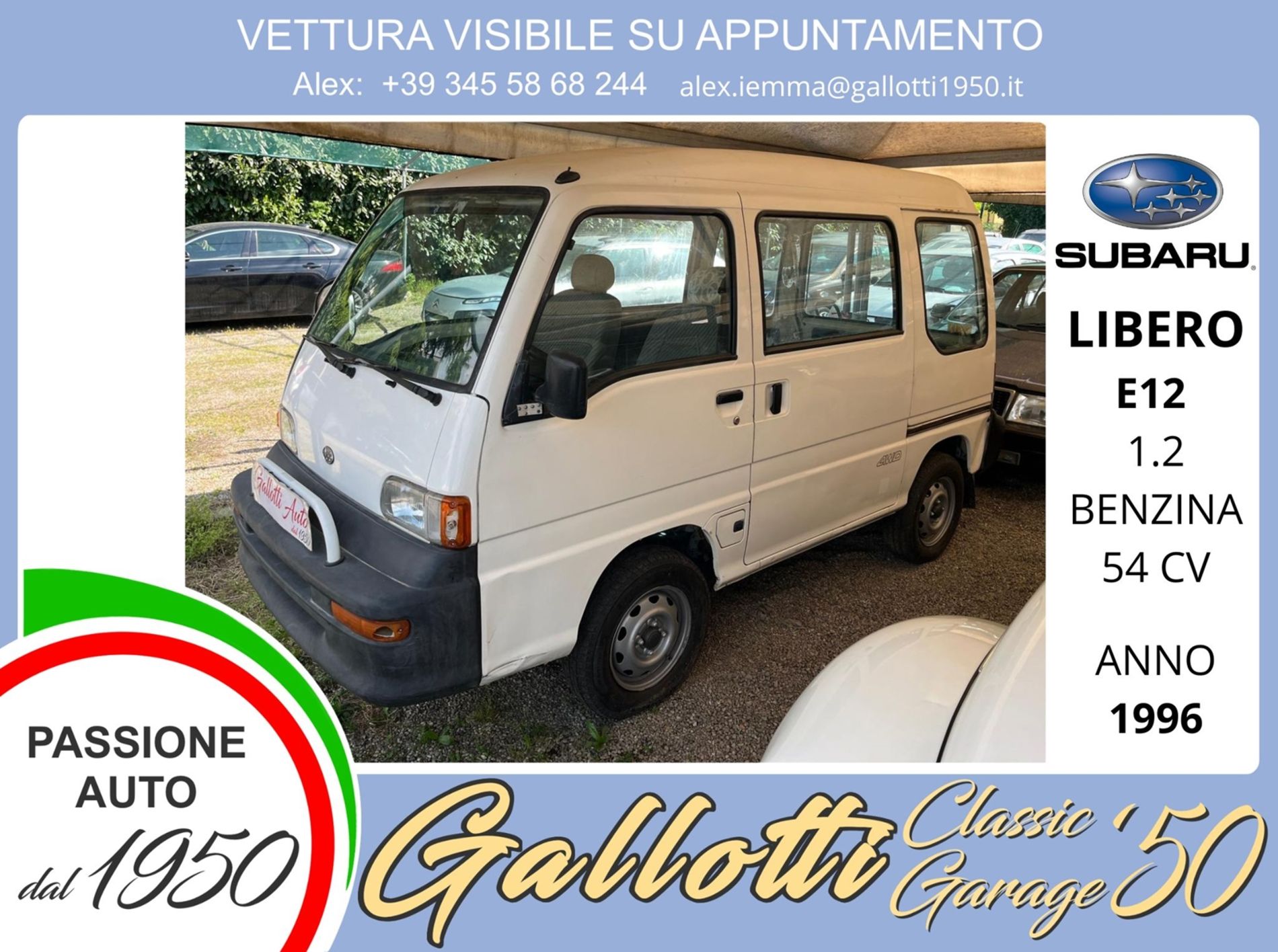 SUBARU LIBERO E12 - Gallotti Auto