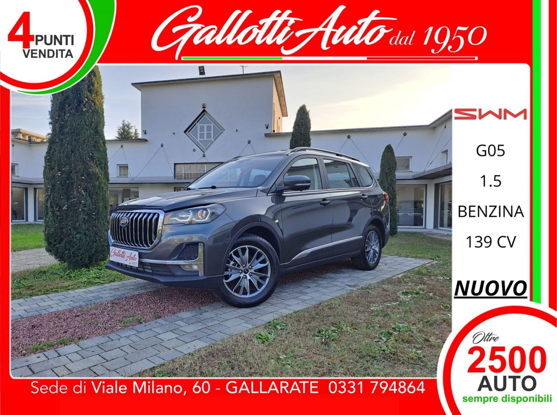 5 ANNI DI GARANZIA - Gallotti Auto