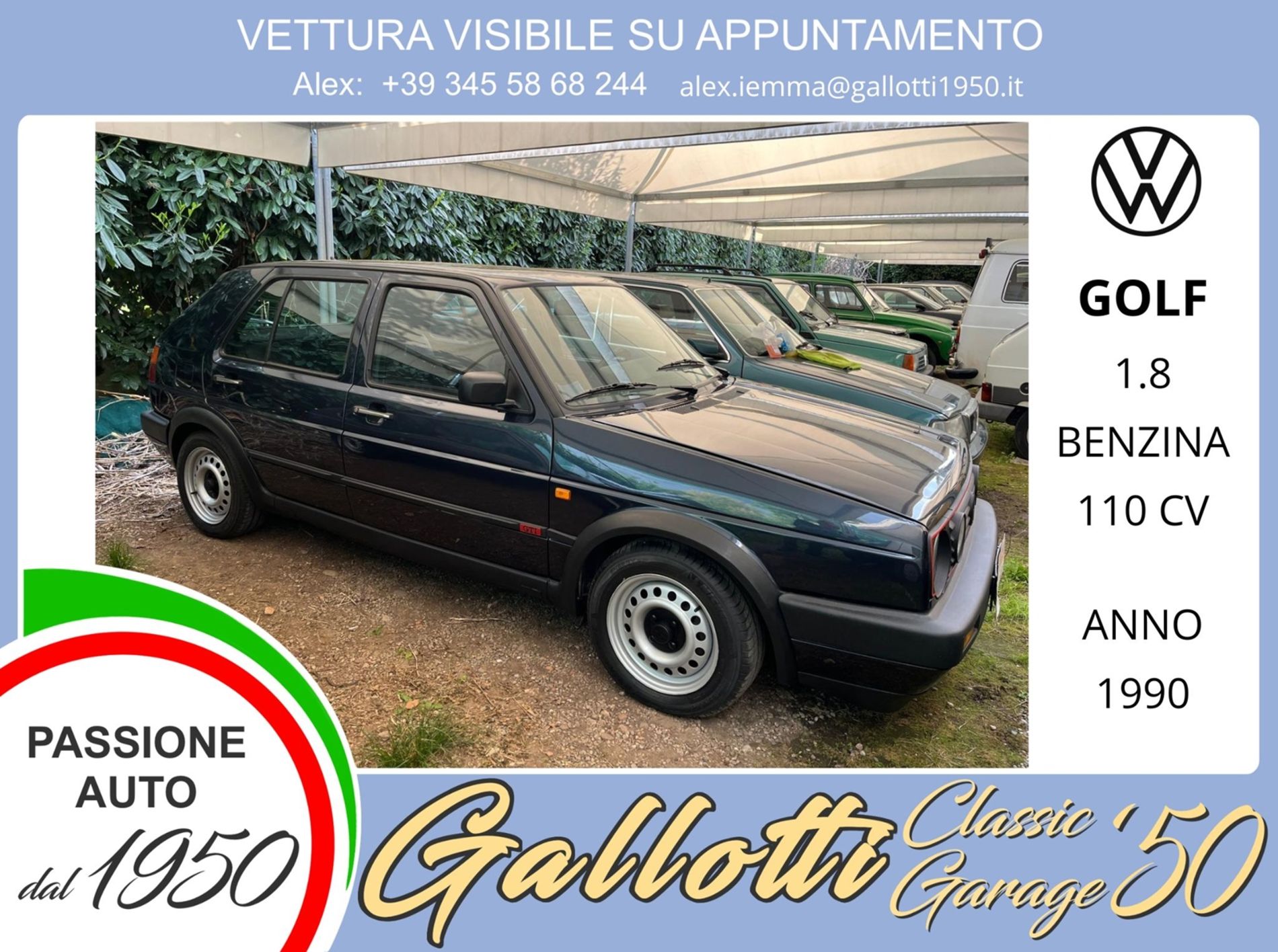 VOLKSWAGEN GOLF  - Gallotti Auto