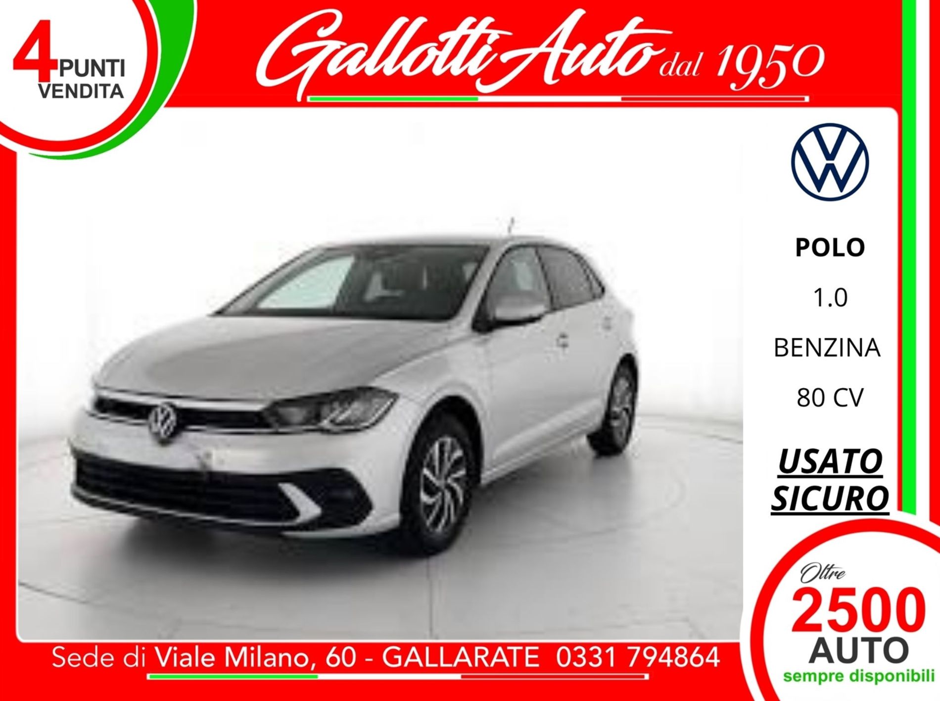  1.0 evo Life - SENZA VINCOLI DI FINANZIAMENTO - Gallotti Auto