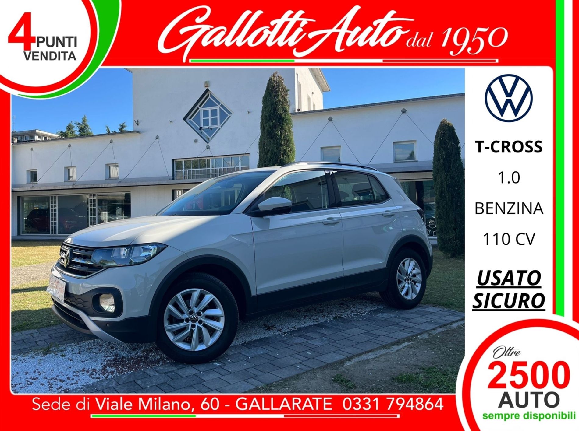  1.0 tsi Style 110cv - SENZA VINCOLI DI FINANZIAMENTO - Gallotti Auto