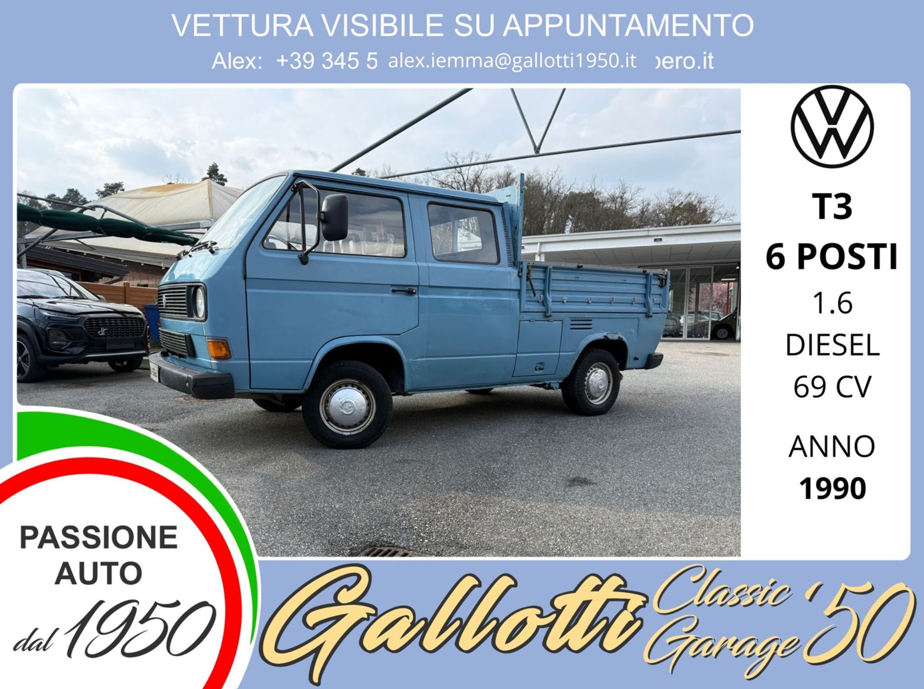 VOLKSWAGEN T3  - Gallotti Auto
