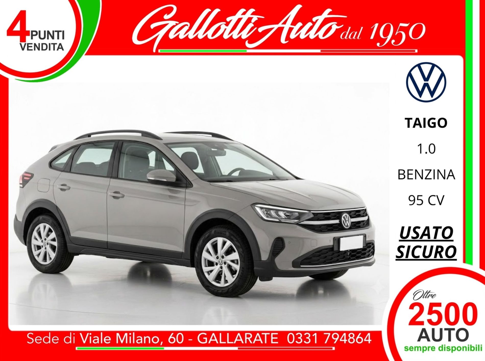 1.0 tsi Life 95cv - SENZA VINCOLI DI FINANZIAMENTO - Gallotti Auto