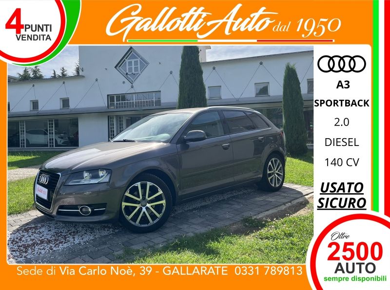 Audi A3 02/2013 Usato a Gallarate | Gallotti Auto