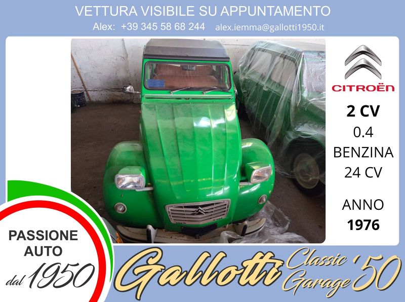 CITROEN 2 CV - Gallotti Auto