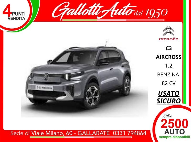 CITROEN C3 Aircross 05/2019 Usato a Gallarate | Gallotti Auto