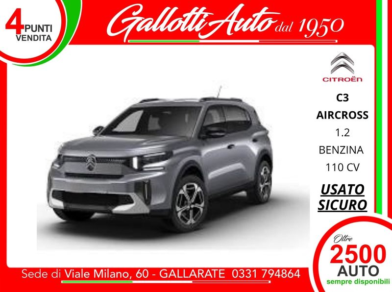 Citroën C3 Aircross 08/2019 Usato a Gallarate | Gallotti Auto