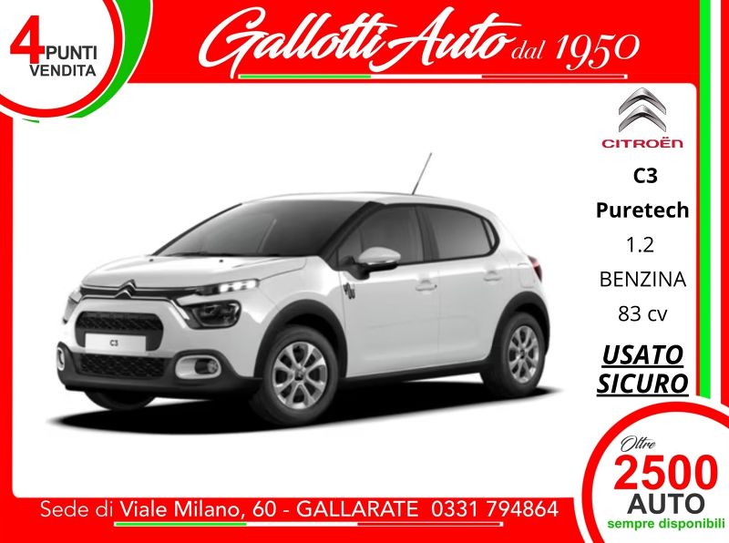 CITROEN C3 10/2023 Usato a Gallarate | Gallotti Auto