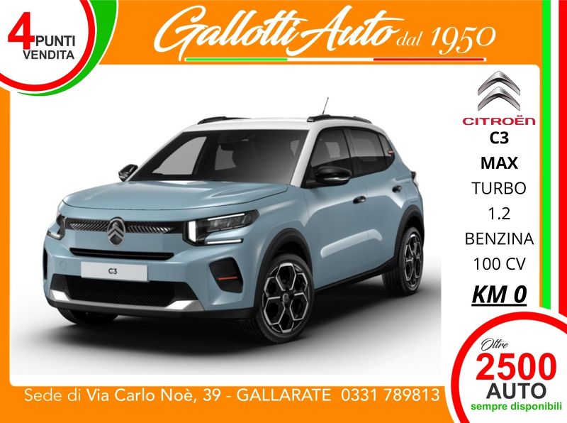 CITROEN C 3 05/2026 Km0 a Gallarate | Gallotti Auto