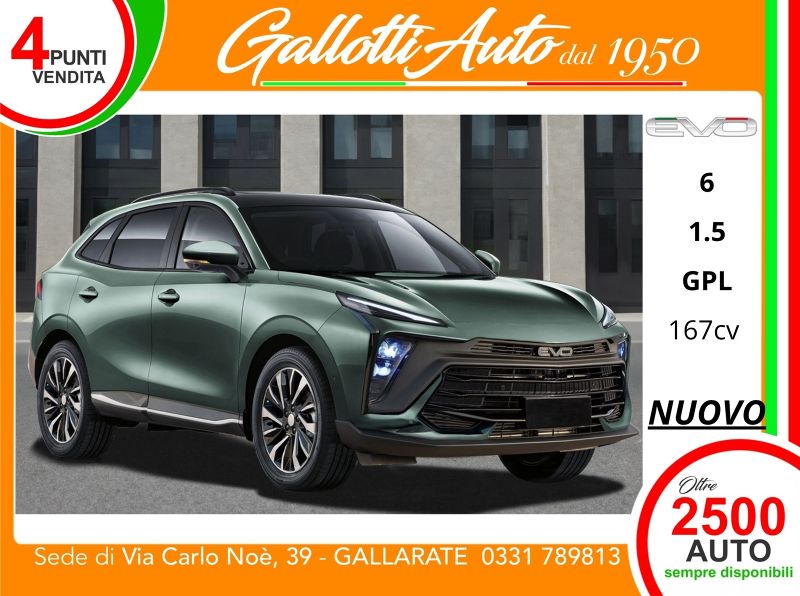 EVO Evo 6 Evo 6 1.5 turbo Gpl 167cv DCT - Gallotti Auto