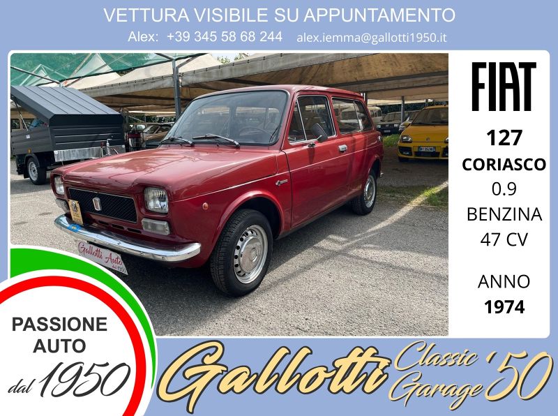 FIAT 127 CORIASCO 01/1974 Usato a Gallarate | Gallotti Auto