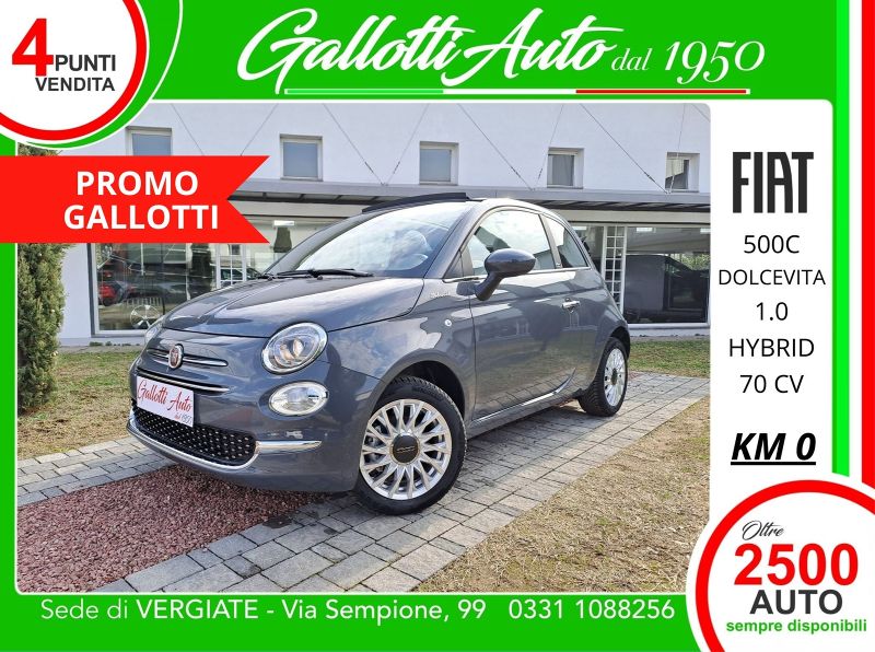 FIAT 500 C 1.0 hybrid Dolcevita 70cv - Gallotti Auto