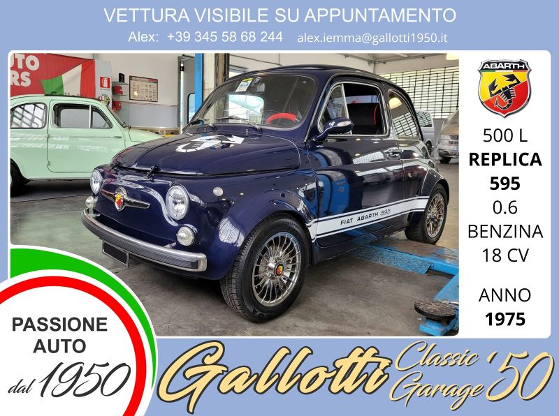 FIAT 500 replica ABARTH 0.6 bz 18cv - Gallotti Auto