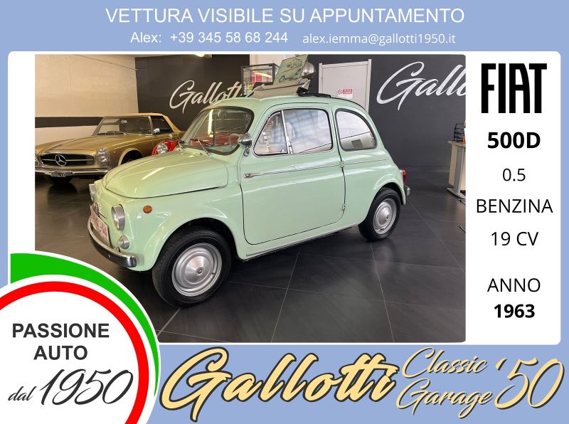 FIAT 500D 06/1963 Usato a Gallarate | Gallotti Auto