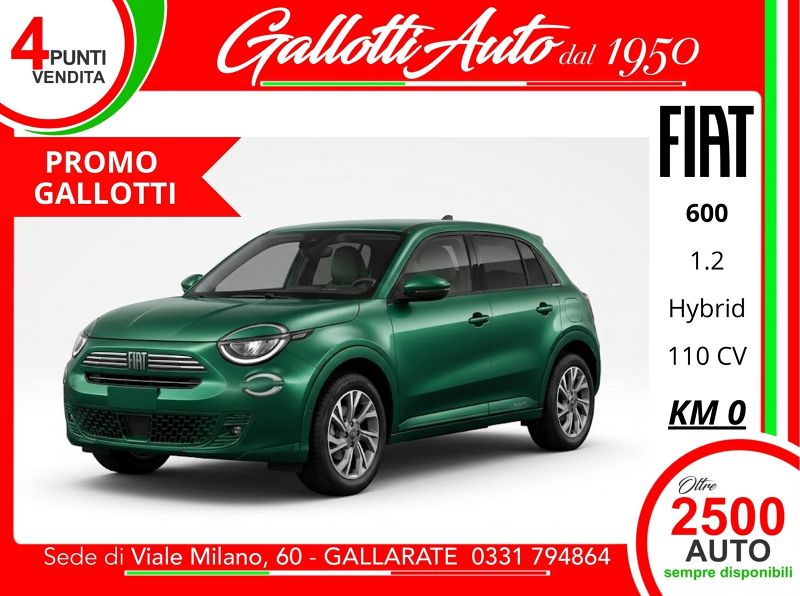FIAT 600 01/1 Km0 a Gallarate | Gallotti Auto