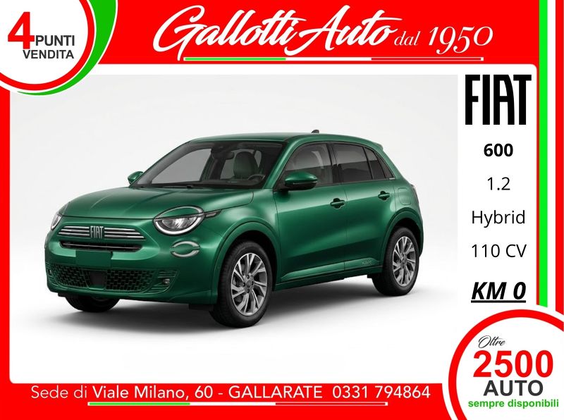 FIAT 600 05/2025 Km0 a Gallarate | Gallotti Auto