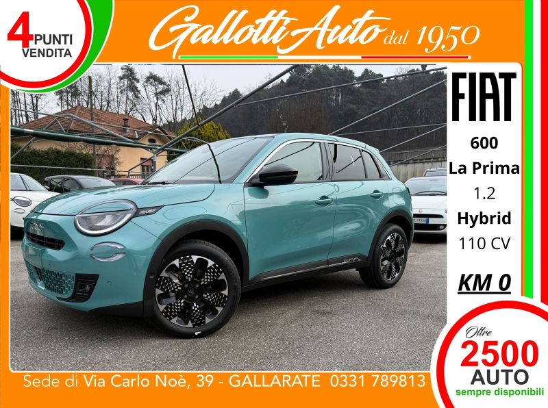 FIAT 600 1.2 hybrid La Prima 110cv  - Gallotti Auto