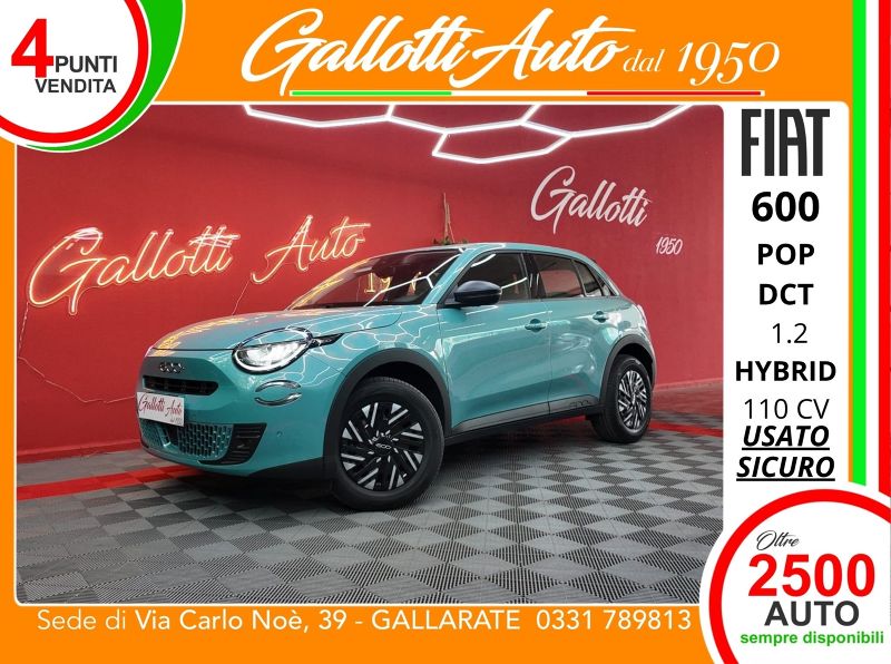 FIAT 600 Pop 1.2 Hybrid 110cv DCT - Gallotti Auto