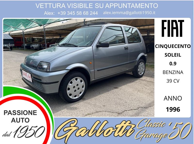 FIAT Cinquecento Cinquecento 0.9 Soleil - Gallotti Auto