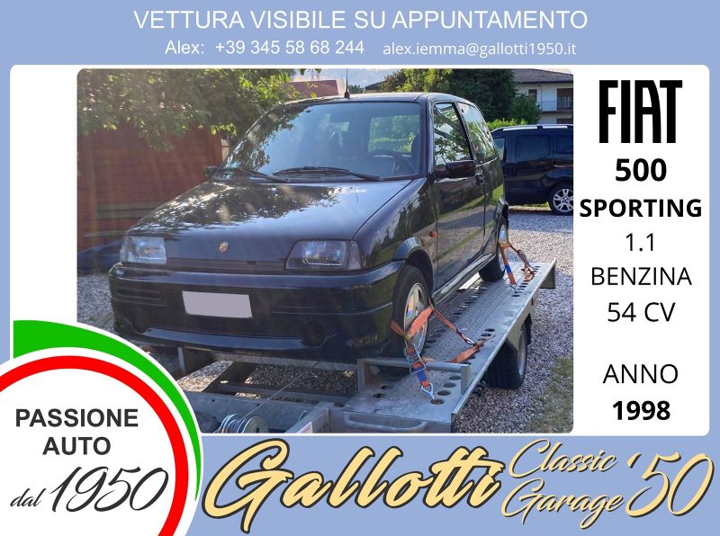 FIAT Cinquecento Cinquecento 1.1 Sporting - Gallotti Auto
