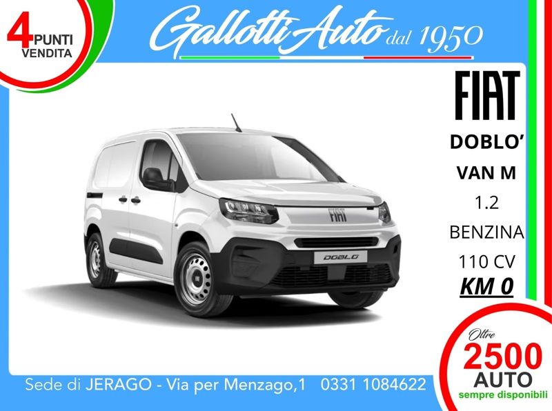 FIAT DOBLO' 09/2026 Km0 a Gallarate | Gallotti Auto