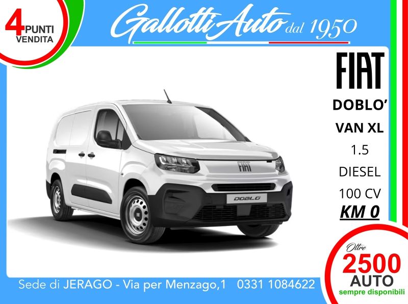 FIAT Doblò 07/2026 Km0 a Gallarate | Gallotti Auto