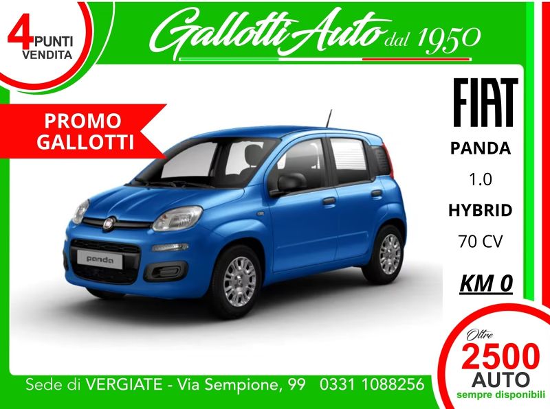 FIAT Panda 1.0 firefly Hybrid s&s 70cv  - Gallotti Auto