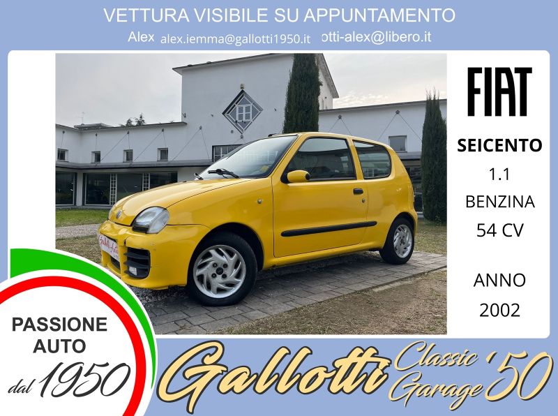 FIAT Seicento 01/2002 Usato a Gallarate | Gallotti Auto