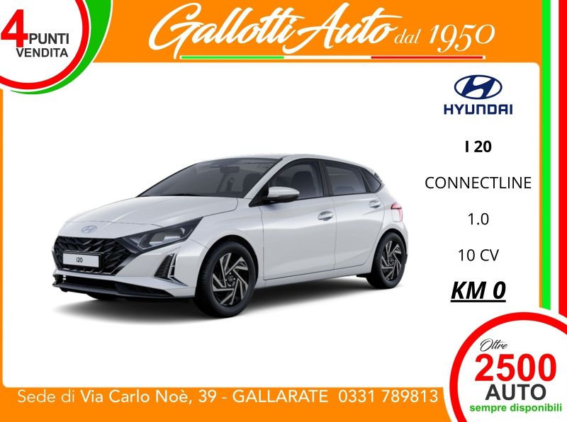 Hyundai i20 i20 1.0 t-gdi Connectline mt - Gallotti Auto