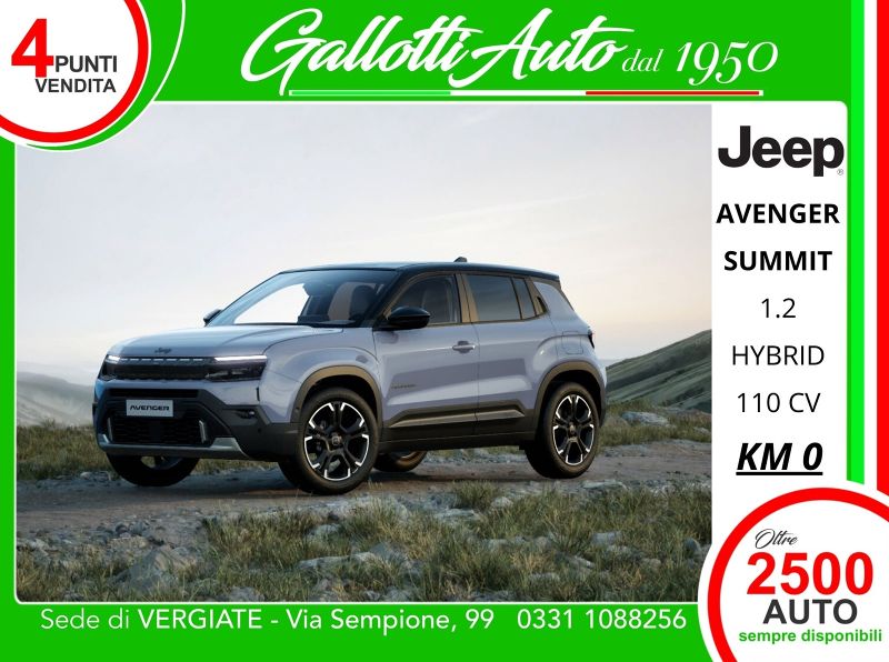 Jeep Avenger 07/2025 Km0 a Gallarate | Gallotti Auto