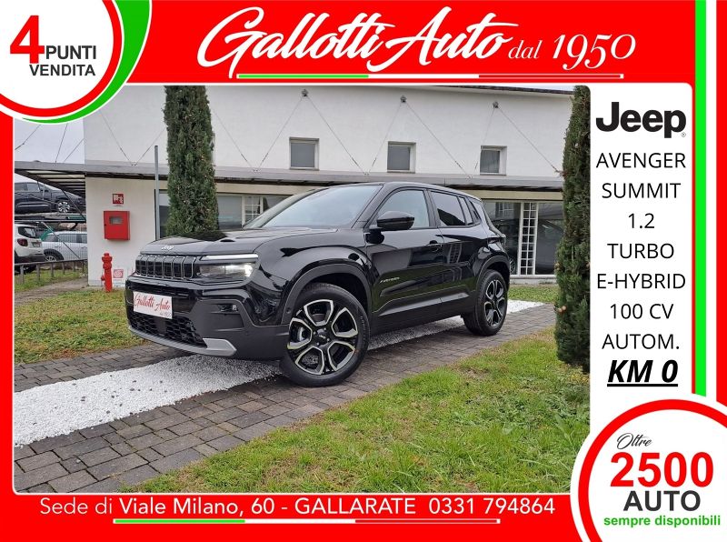 Jeep Avenger Avenger 1.2 turbo e-hybrid mhev Summit fwd 110cv edct6 - Gallotti Auto