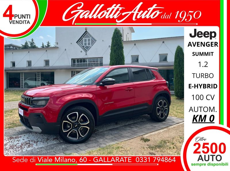 Jeep Avenger 05/2026 Km0 a Gallarate | Gallotti Auto