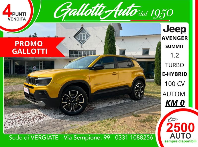 Jeep Avenger 05/2026 Km0 a Gallarate | Gallotti Auto