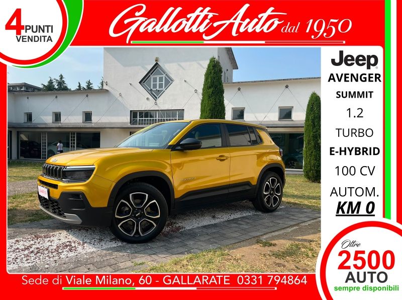 Jeep Avenger 05/2026 Km0 a Gallarate | Gallotti Auto