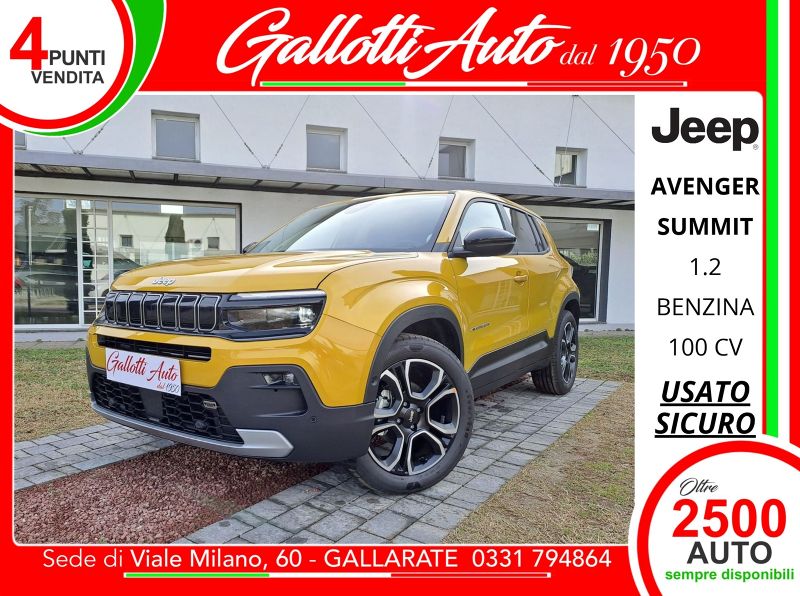 Jeep Avenger 03/2025 Usato a Gallarate | Gallotti Auto