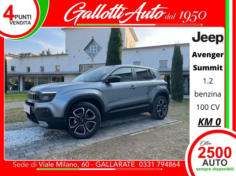 Jeep Avenger Avenger 1.2 turbo Summit fwd 100cv - Gallotti Auto