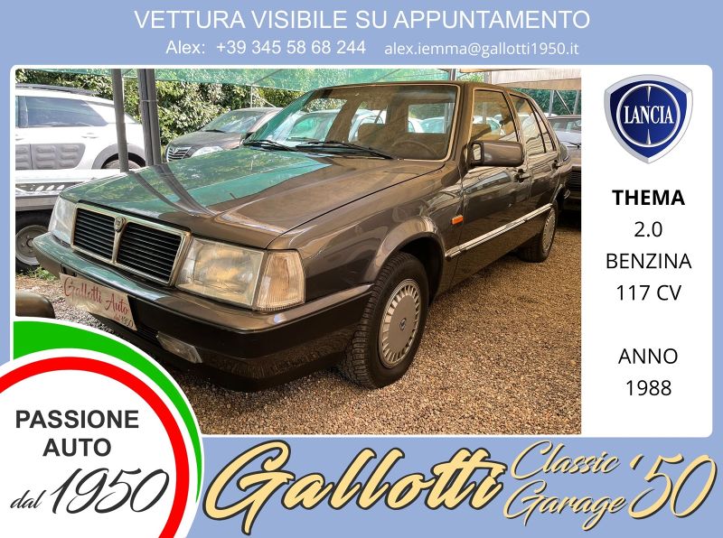 Lancia Thema TURBO I.E 16 V - Gallotti Auto
